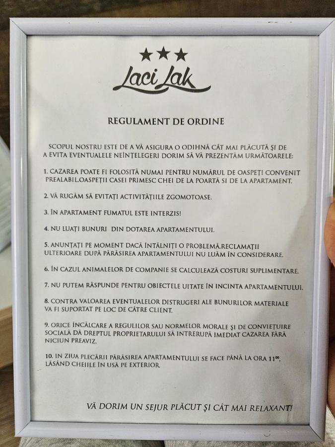 Laci Lak Premium Apartment Орадеа Екстериор снимка